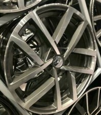 19"vancouver grey pol alloy wheels fit audi vw seat skoda golf caddy van