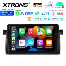 9" Android 14 Octa-Core Car Head Unit GPS Nav Stereo Radio DAB+ for BMW E46 M3