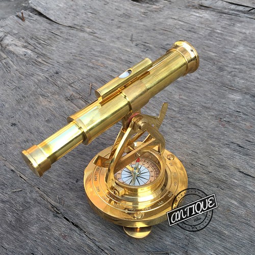 Vintage theodolite level - vintage,