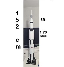 SATURN V 5ft 152cm scale 1/76 APOLLO 11 Display ROCKET MODEL FULLY ASSEMBLED