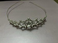 Girls Silver And Diamanté Tiara Unused Communion Bridesmaid Or Dress Up
