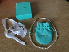 Tiffany & Co. Pearl Necklace with a Silver Clasp, 6-7 mm