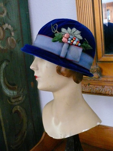 Sweet 1930 blue velvet - blue,