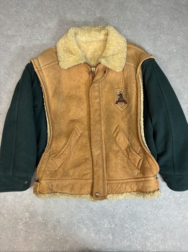 Vintage brown shearling - vintage,