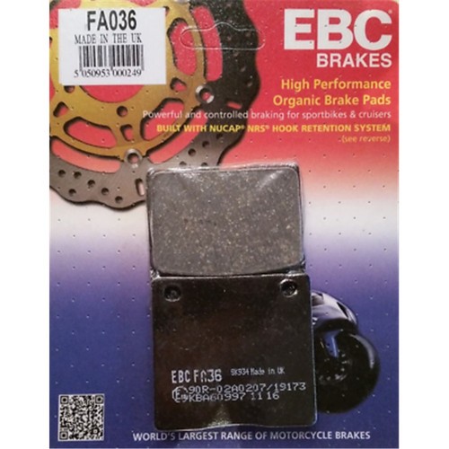 Ebc organic rear motorcycle - ebc,