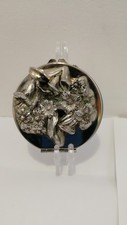 Unusual mirror engraved - mirror, flower
