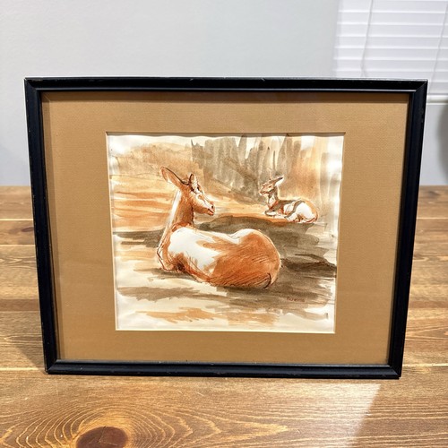 Vintage original watercolor - vintage,