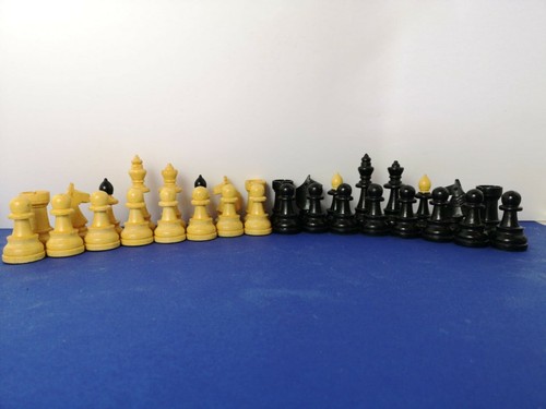 Antique chess pieces - chess,