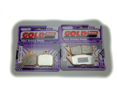 Goldfren s33 brake pads - pads, front