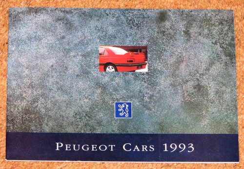 1993 peugeot cars sales - peugeot,
