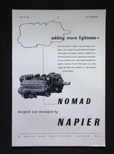 Original 1953 Advert Napier