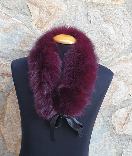 Genuine brown fox fur - genuine,