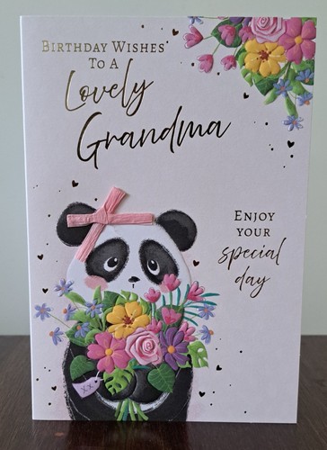Lovely grandma birthday card - lovely,