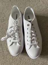 Ladies White All Star Converse