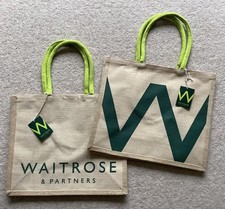 Waitrose Jute Tote Shopping