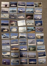 Job Lot 50 Vintage Ship & Cruise Liner Postcards Cunard Sealink P&O Holland