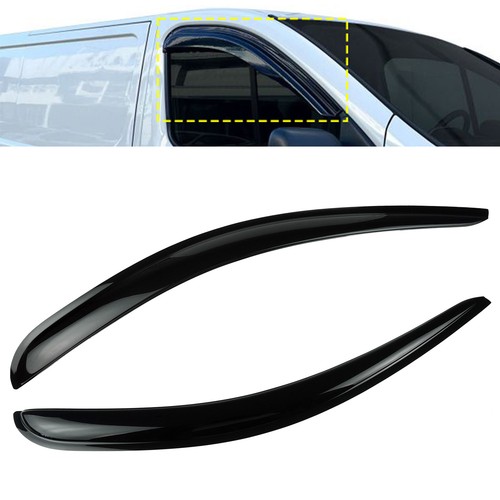 Black rain guards side window - guards,