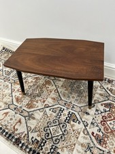 Vintage retro mid century teak wooden large Danish coffee table MCM 60s 70s