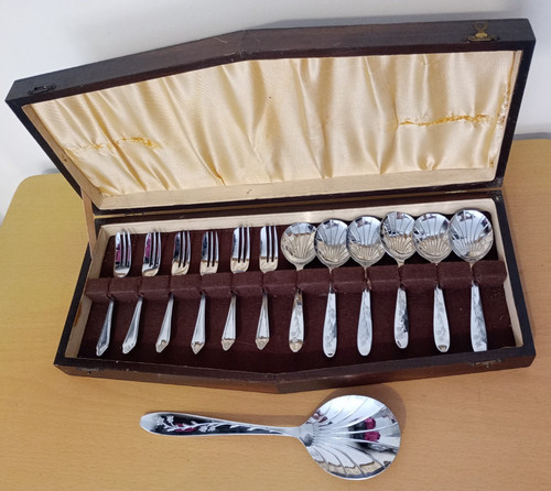 Vintage pastry forks fruit - vintage, &