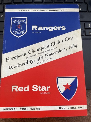 1964 rangers red star - rangers,