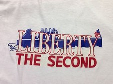 Vintage Liberty The Second Soft Large T Shirt Boat Ship River Wooden Classic