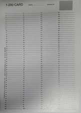 BLIND CARD 1 - 200 SCRATCH