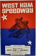 WEST HAM v HACKNEY SPEEDWAY