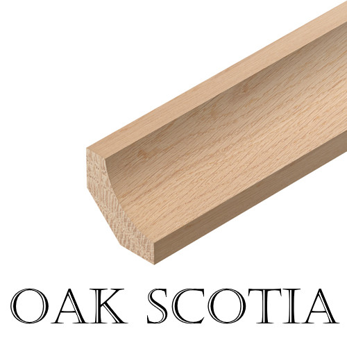 Scotia coving oak decorative - scotia,