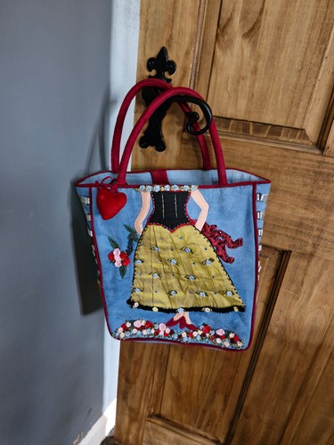 Handmade fabric large tote - large,