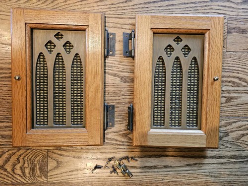 Grandfather clock access - access, wood