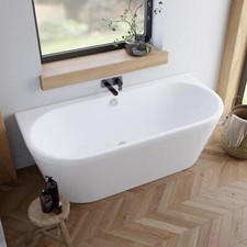 Back To Wall Double Ended Bath
