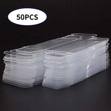 50PCS Clear PVC Display Case