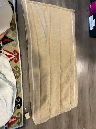 Muji cotton linen sheer - muji,