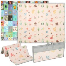 AIYAPLAY Foldable Baby Play Mat, Waterproof Activity Playmat