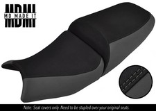 FITS SUZUKI GSF 650 1250 07-12 CUSTOM GRIP VINYL SEAT COVER SET DSG3 BLACK GREY