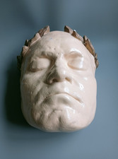 Beethoven Life Death Mask Plaster Cast Art Sculpture Face Display