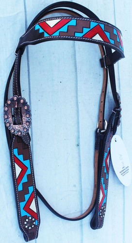 Horse show bridle western - show,