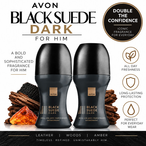 Avon black suede - avon, dark
