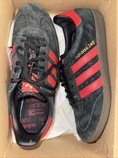Adidas 240 black red gum - 240, mens
