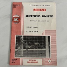 Leyton Orient Vs Sheffield