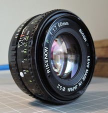 Ricoh Rikenon P 50mm f1.7 lens