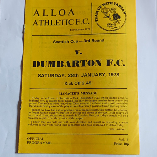 Alloa athletic dumbarton - alloa,