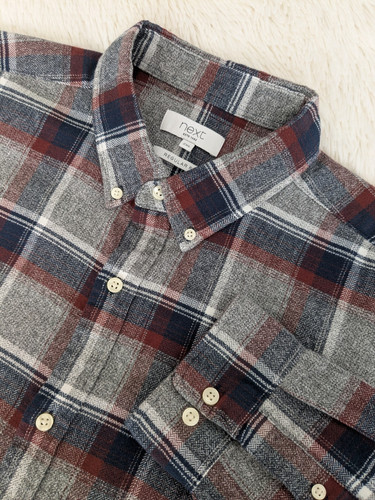 Next cotton twill checked - cotton,