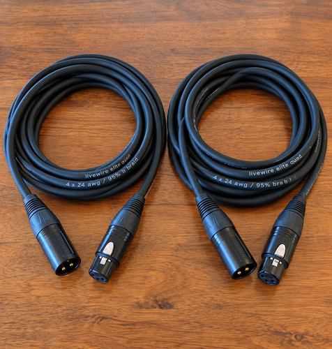 Livewire elite quad 15ft - 2, xlr