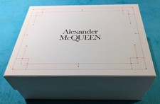 AUTHENTIC Alexander McQueen Empty Gift Boot Box White L  34x26x13.5cm