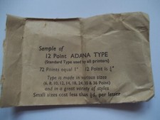 ADANA PRINTING MACHINE SAMPLE