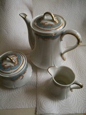 Royal Limoges Chaux 3 Piece Coffee Core Vintage Beautiful