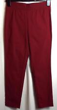 MR MAX RRP £42?PULL ON BURGUNDY STRETCH JEGGING STYLE TROUSERS SIZE 8 14 20 *