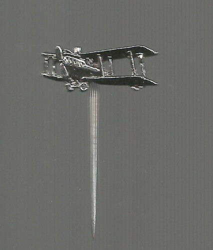 Plane badge pin - bi,