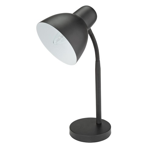 Black desk lamp - black,